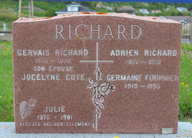 A-6-2 : Adrien Richard (Germaine Fournier) et Gervais Richard